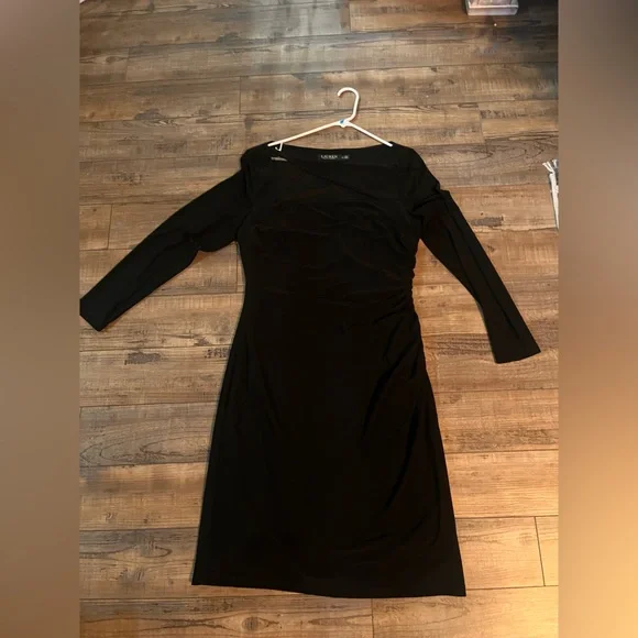 Ralph Lauren Black Long Sleeve Dress - Picture 3 of 4